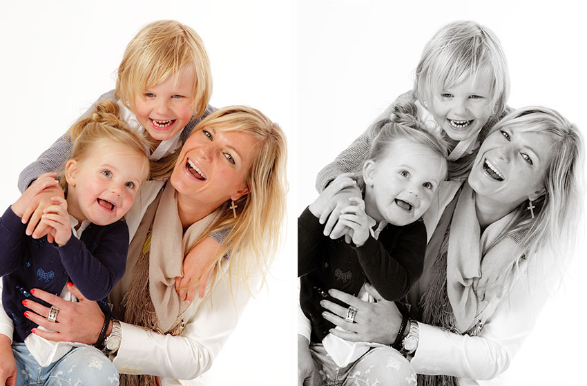 Oppoetsen van foto’s van Studiorama Fotografie